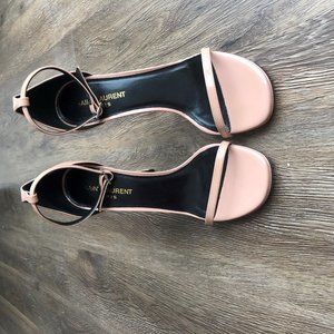 Saint Laurent Jane Nude sandal